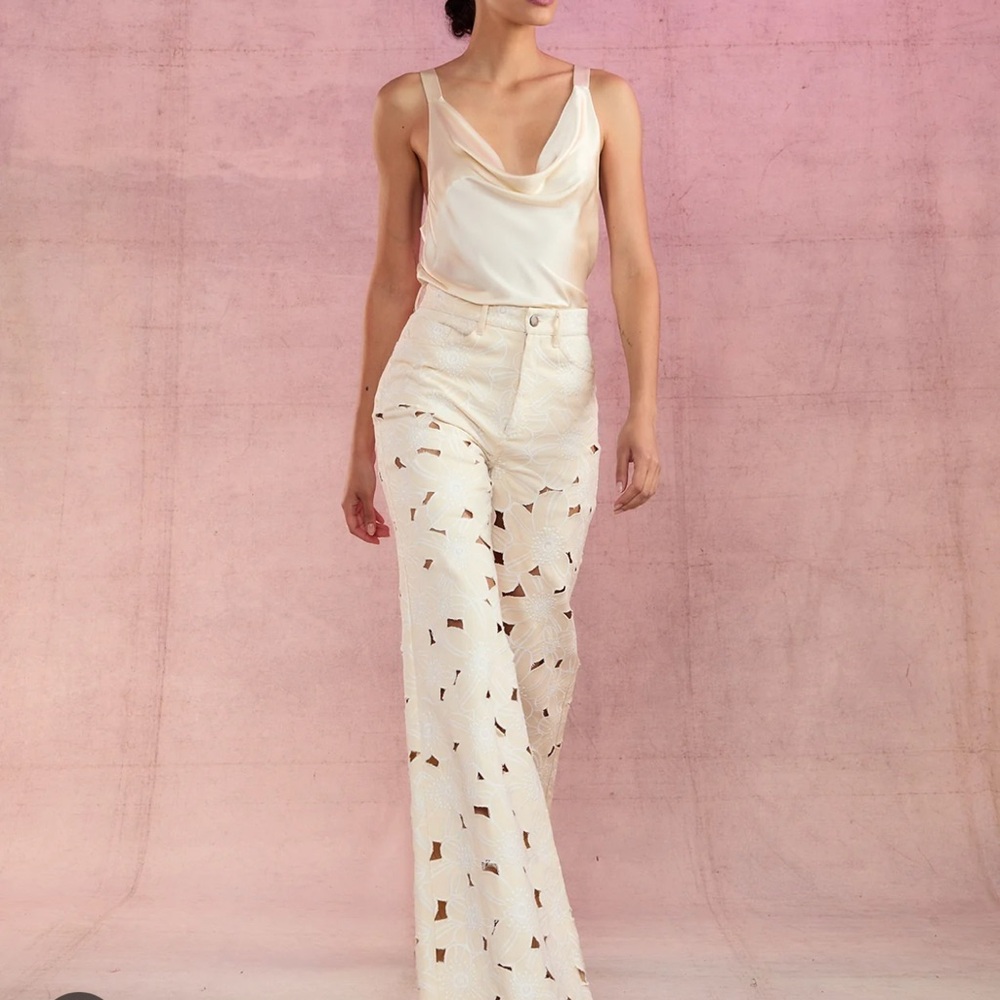 Cynthia Rowley Flora Cutout Jeans
